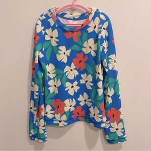 Hanna Andersson Tropical Flower Rash Guard Swim Top - Size 10